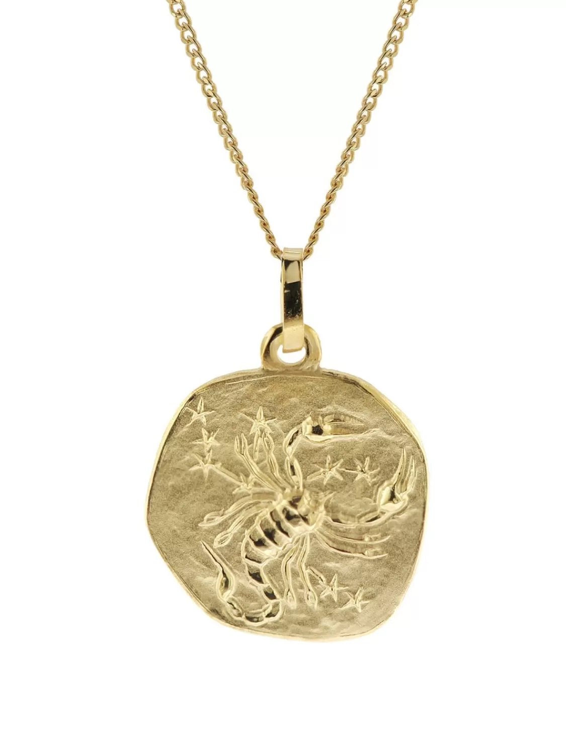 trendor Halskette Mit Sternzeichen Skorpion Gold 333/8K O 16 Mm | Herrenschmuck