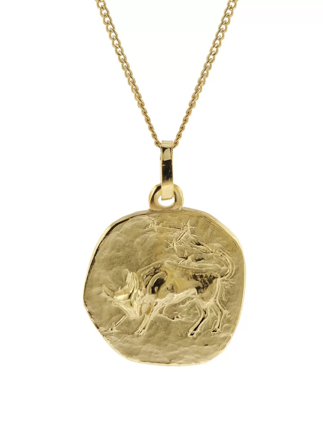 trendor Halskette Mit Sternzeichen Stier Gold 333/8K O 16 Mm | Herrenschmuck