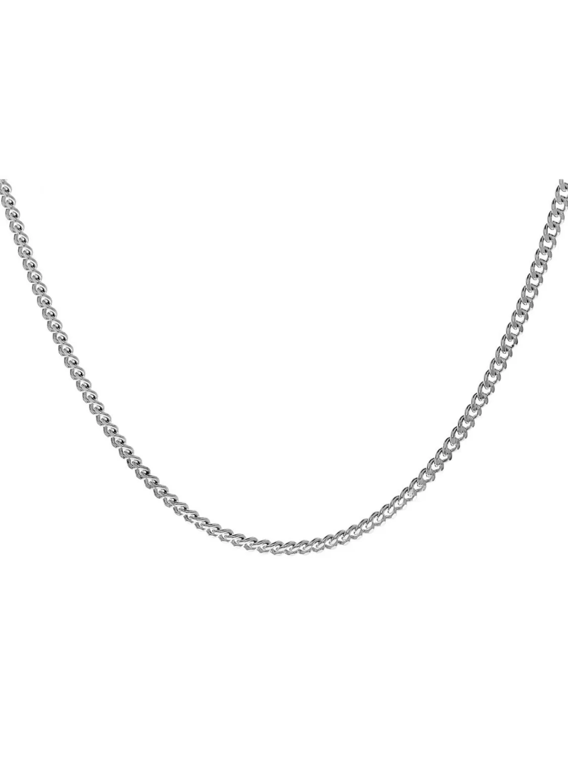 trendor Halskette Panzerkette 333 Weisgold Kette 1,4 Mm Breit | Herrenschmuck