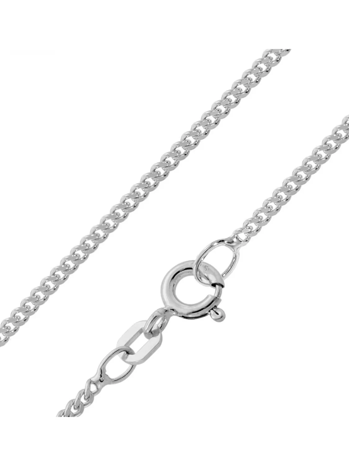 trendor Halskette Silber 925 Stabile Flachpanzer 1,7 Mm Breit | Herrenschmuck