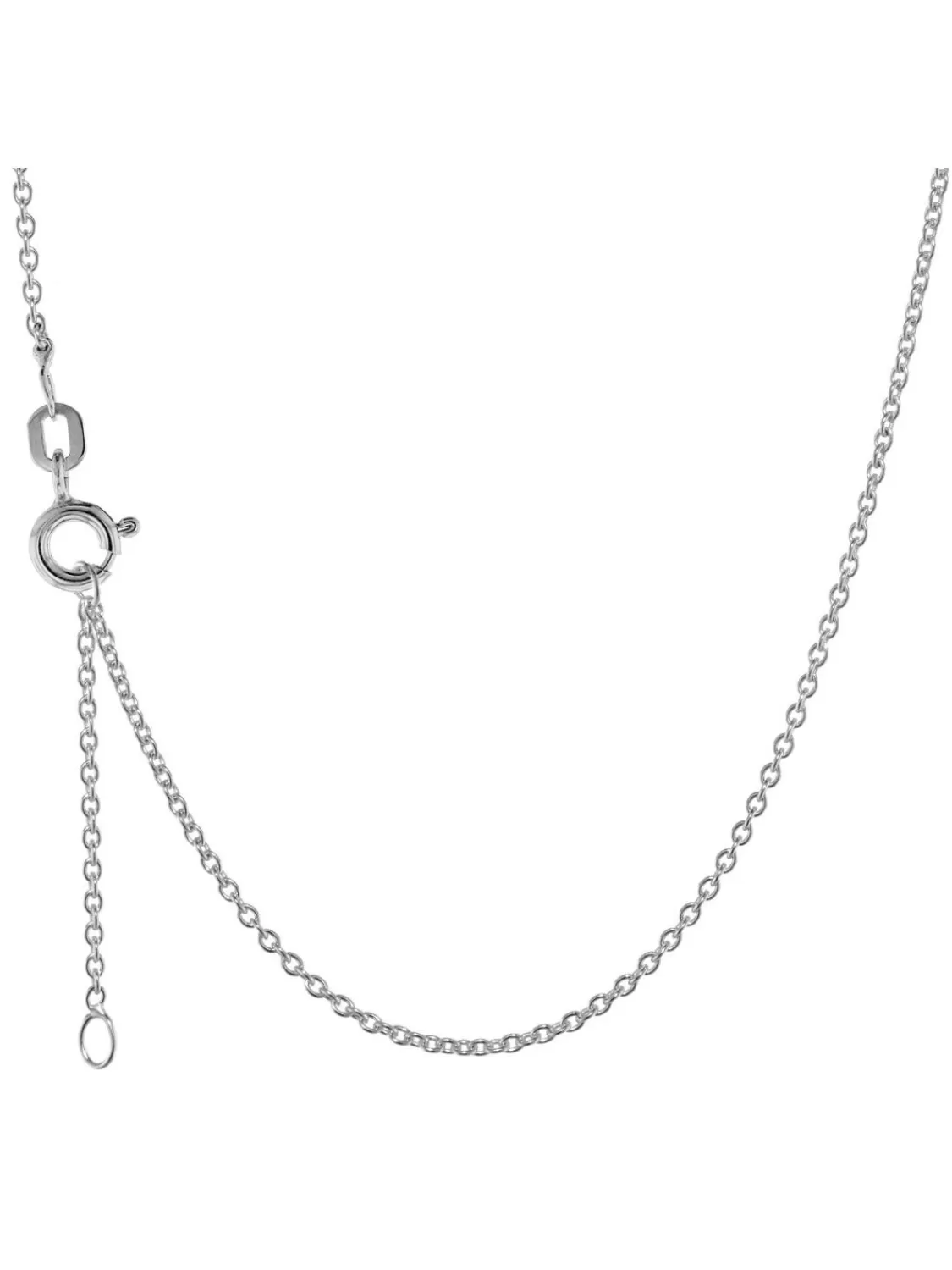 trendor Kette Fur Anhanger 925 Silber Rhodiniert Ankerkette 1,5 Mm | Herrenschmuck