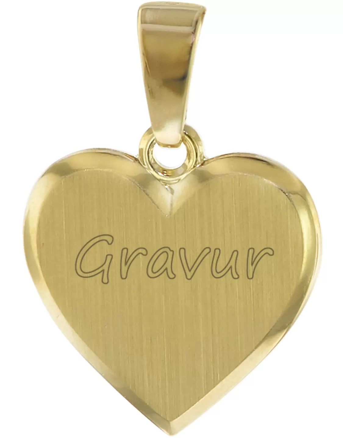 trendor Kinder Gravur-Anhanger Gold 333/8 K Herz Mit Namen | Kinderschmuck