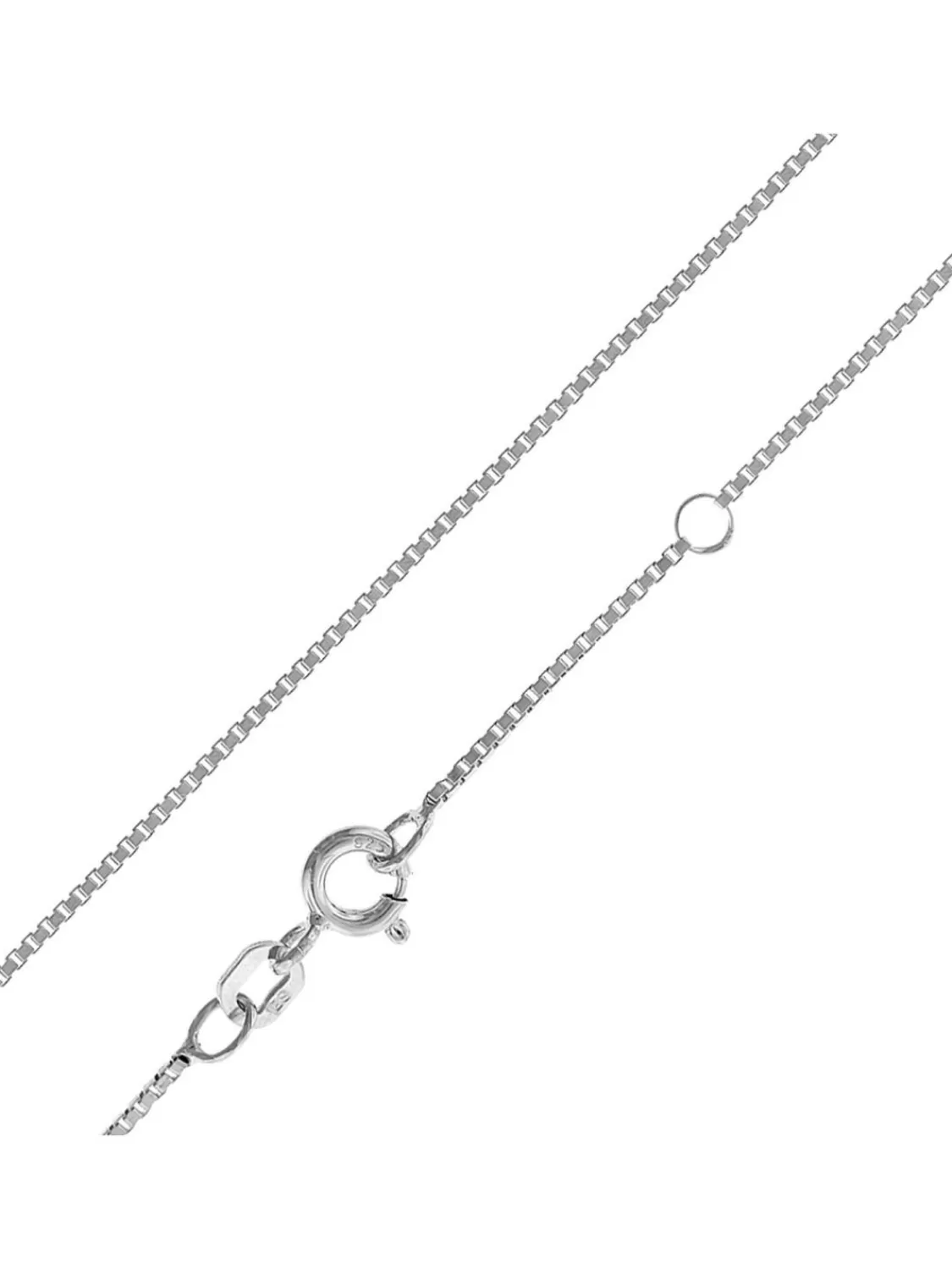 trendor Kinder-Halskette Mit Taufring 925 Silber Mit Synth. Zirkonia | Kinderschmuck