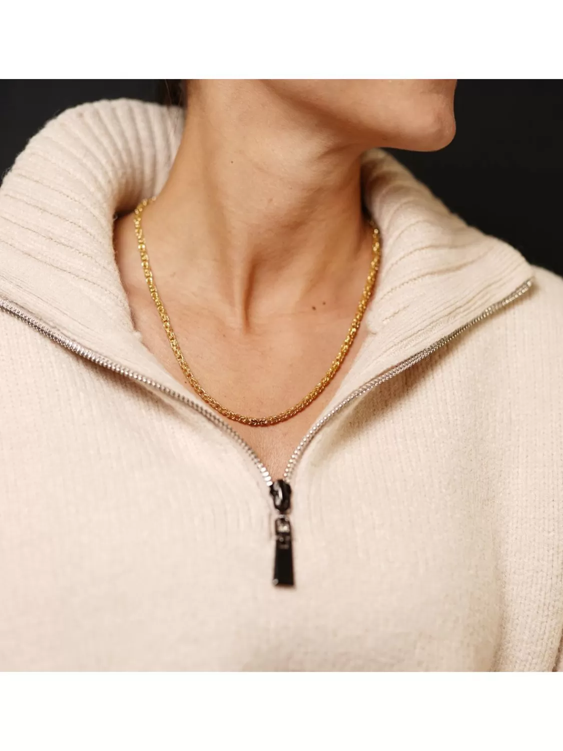 trendor Konigskette Collier Gold Auf 925 Silber 2,8 Mm Breite | Herrenschmuck