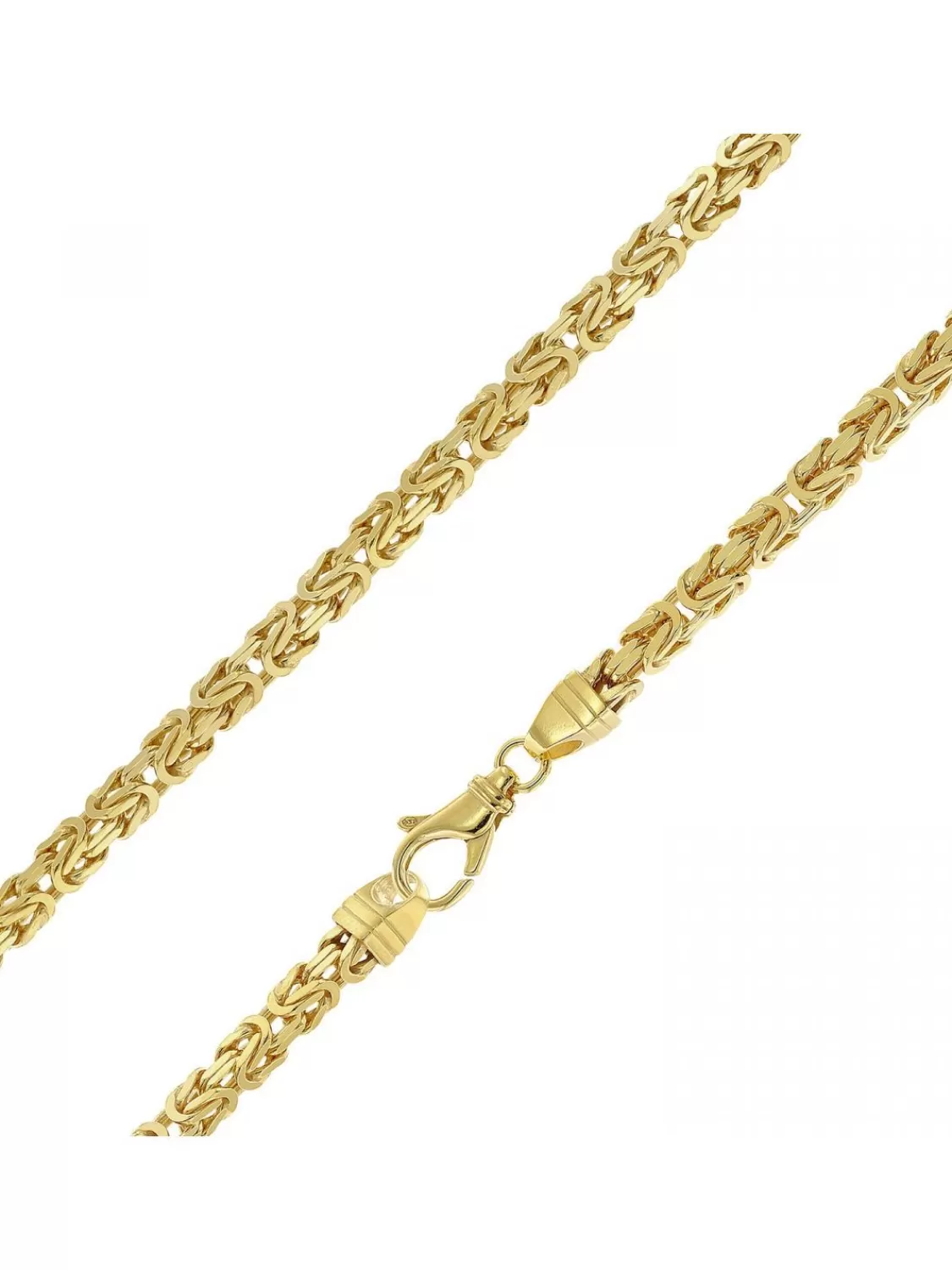 trendor Konigskette Collier Gold Auf Silber 925 Breite 4,7 Mm | Herrenschmuck