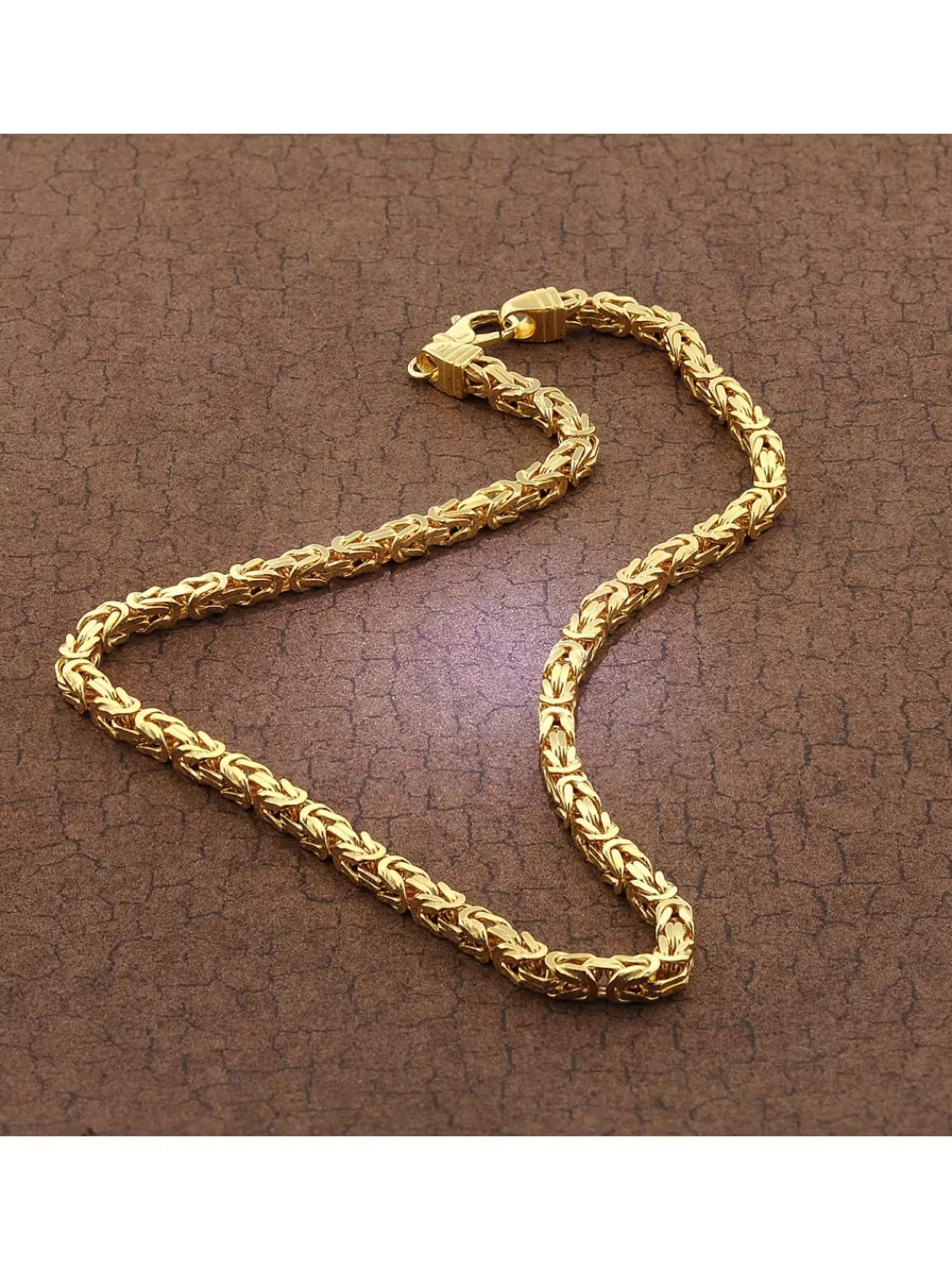 trendor Konigskette Collier Gold Auf Silber 925 Breite 4,7 Mm | Herrenschmuck