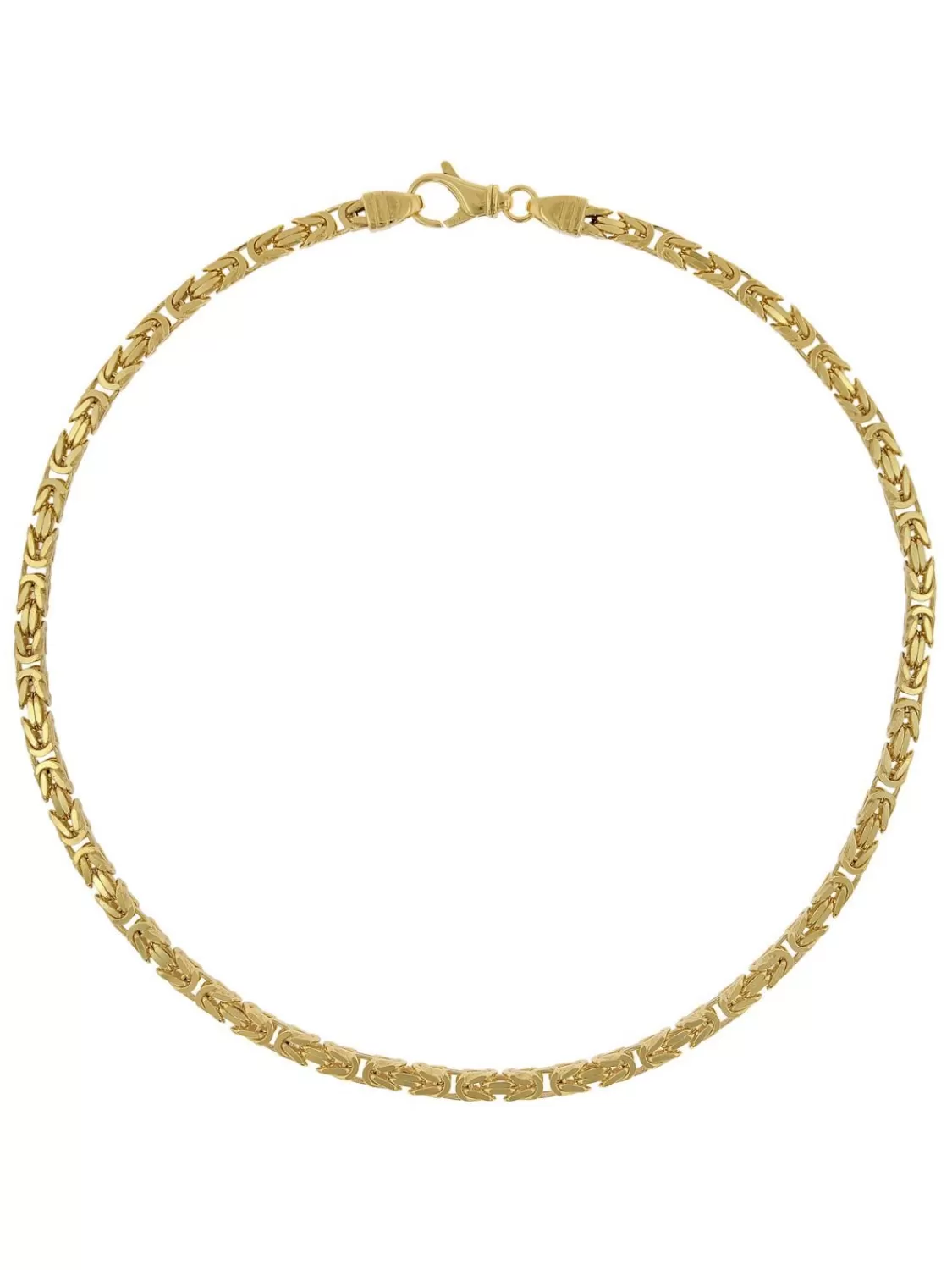 trendor Konigskette Collier Gold Auf Silber 925 Breite 4,7 Mm | Herrenschmuck