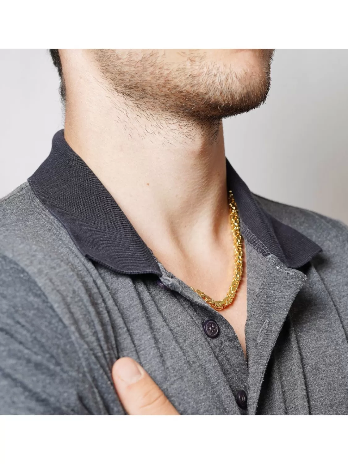 trendor Konigskette Collier Gold Auf Silber 925 Breite 4,7 Mm | Herrenschmuck