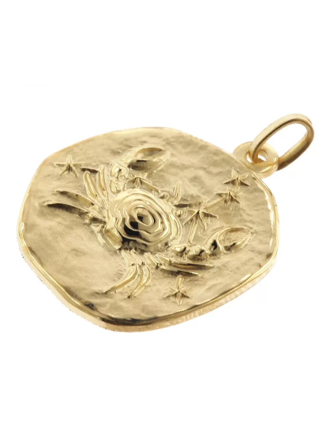 trendor Krebs Sternzeichen O 20 Mm Herren-Halskette Gold Auf Silber | Herrenschmuck