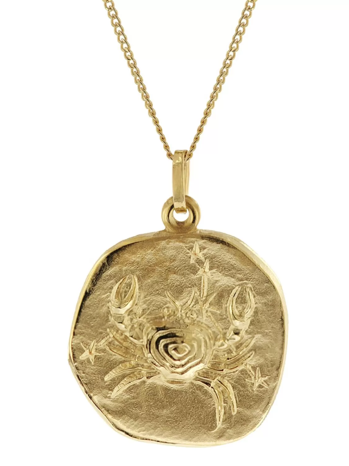 trendor Krebs Sternzeichen O 20 Mm Mit 333/8K Goldkette Fur Herren | Herrenschmuck