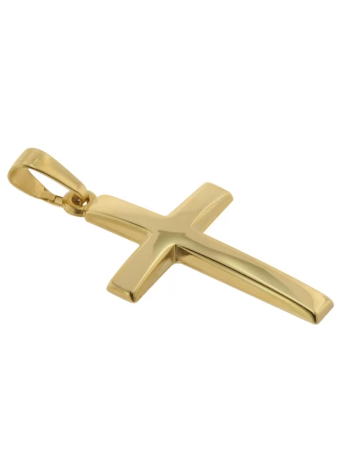 trendor Kreuz Anhanger Gold 333 (8 Karat) Mit Goldplattierter Kette | Damenschmuck