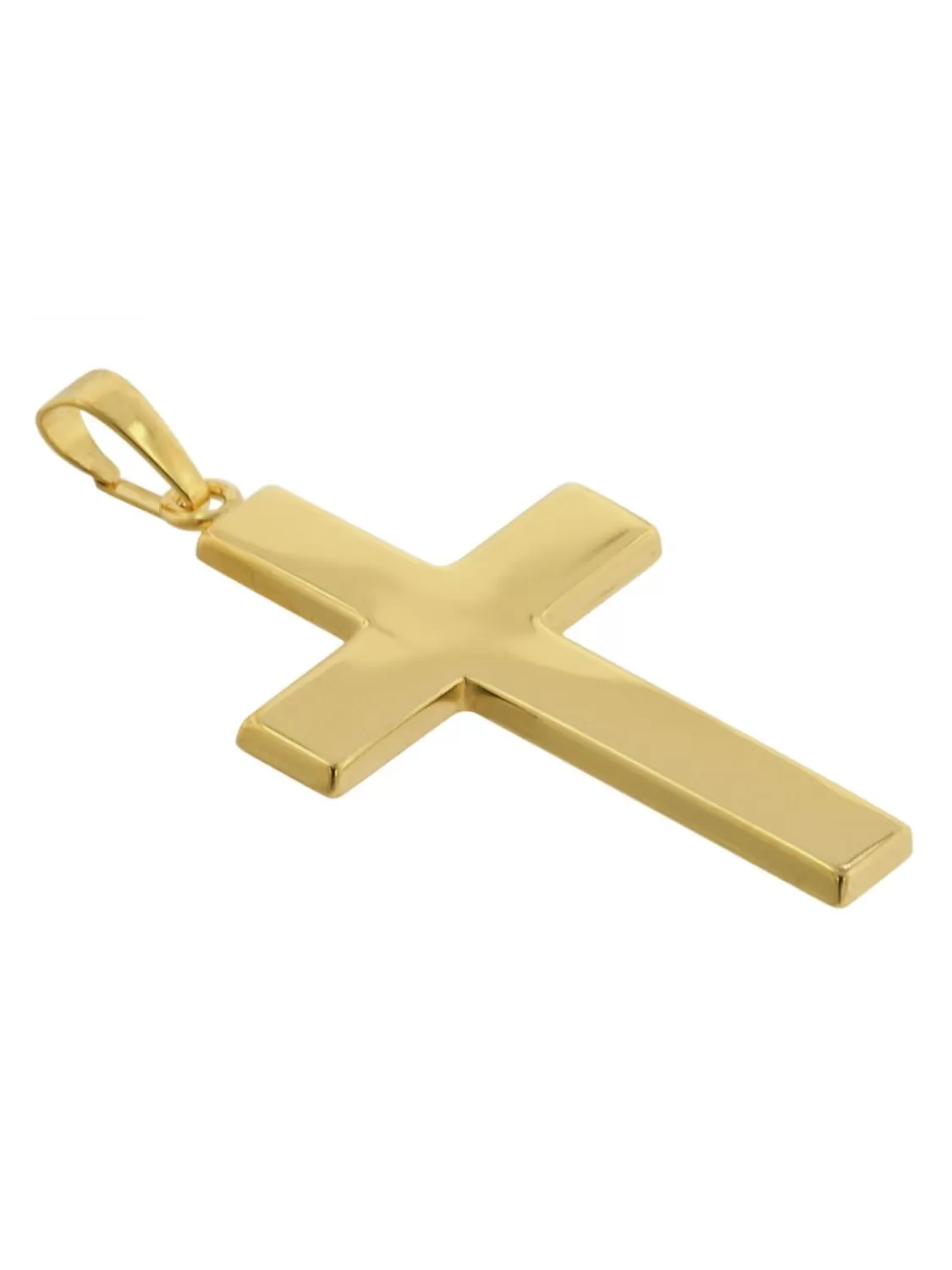 trendor Kreuz Fur Manner 27 Mm Gold 333 / 8K Mit Plattierter Halskette | Herrenschmuck