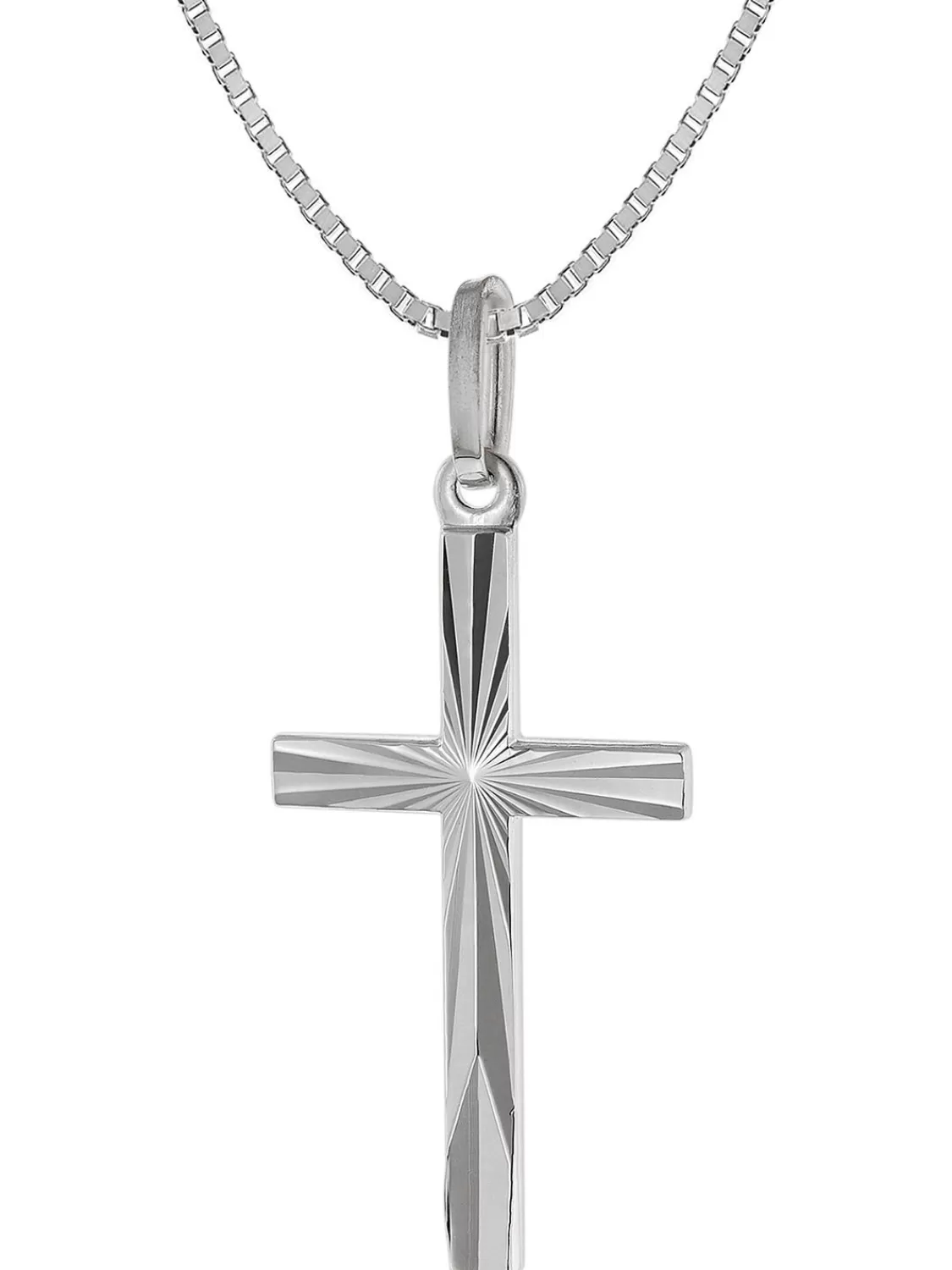 trendor Kreuz Mit Halskette 925 Sterlingsilber 25 Mm | Herrenschmuck