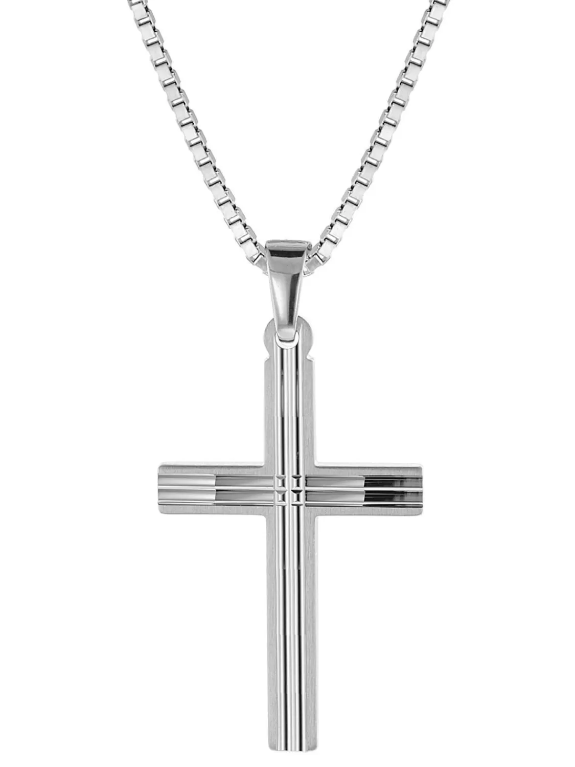 trendor Kreuz Mit Herren-Halskette 925 Silber | Herrenschmuck