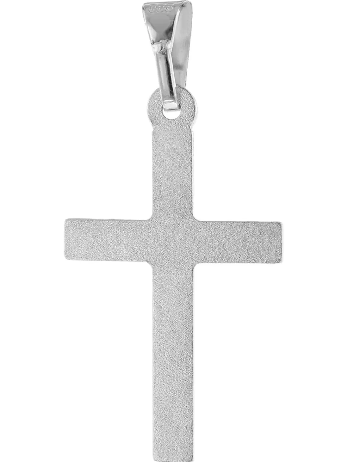 trendor Kreuz Weisgold 333 / 8 Karat Anhanger 18 Mm Mit Silberkette | Damenschmuck