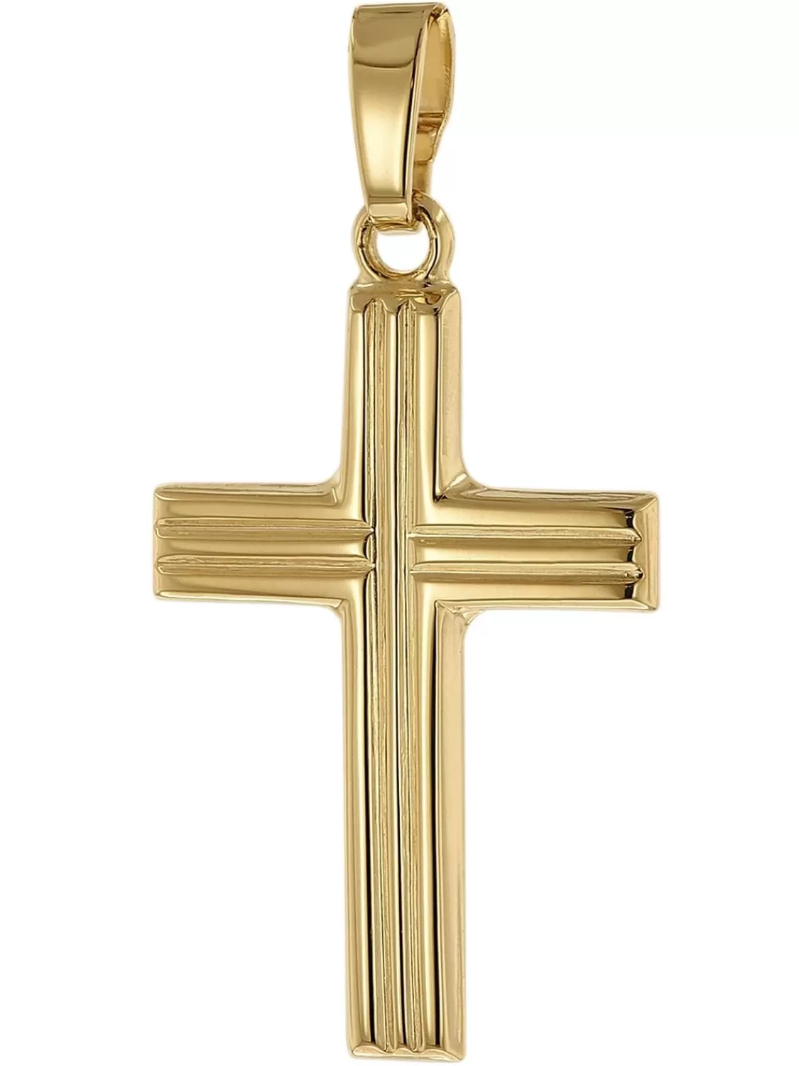 trendor Kreuz-Anhanger 18 Karat Gold 750 20 Mm | Herrenschmuck