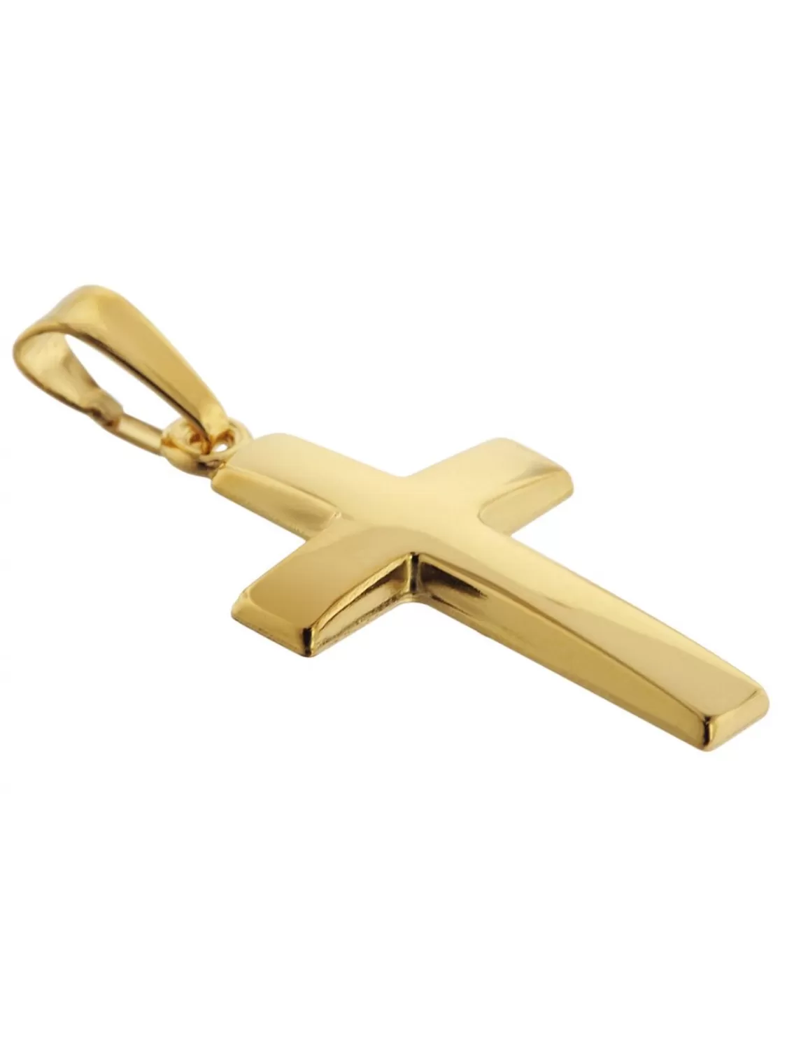 trendor Kreuz-Anhanger 18 Mm Gold 750 / 18K | Herrenschmuck