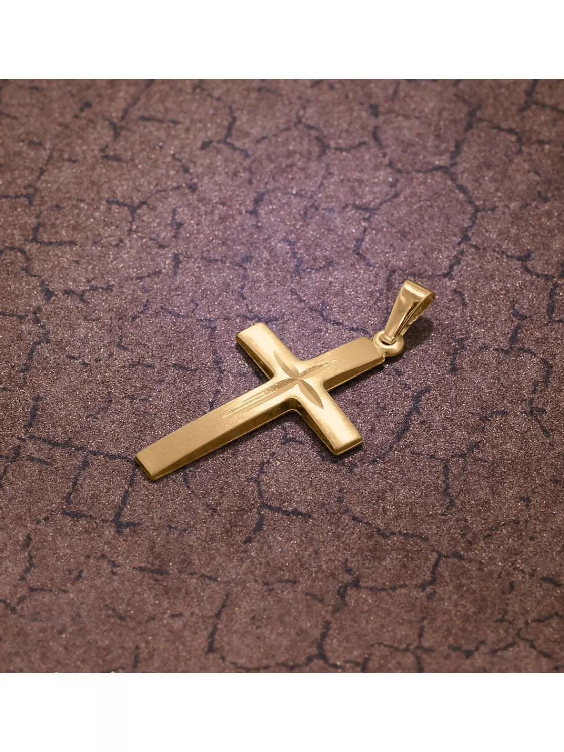trendor Kreuz-Anhanger 585 Gold/14 Karat 31 X 16 Mm | Herrenschmuck