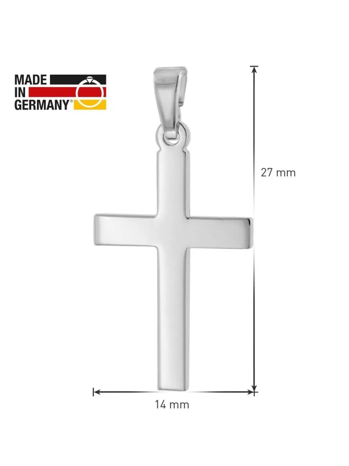trendor Kreuz-Anhanger Fur Damen Und Herren 925 Silber Mit Halskette | Herrenschmuck