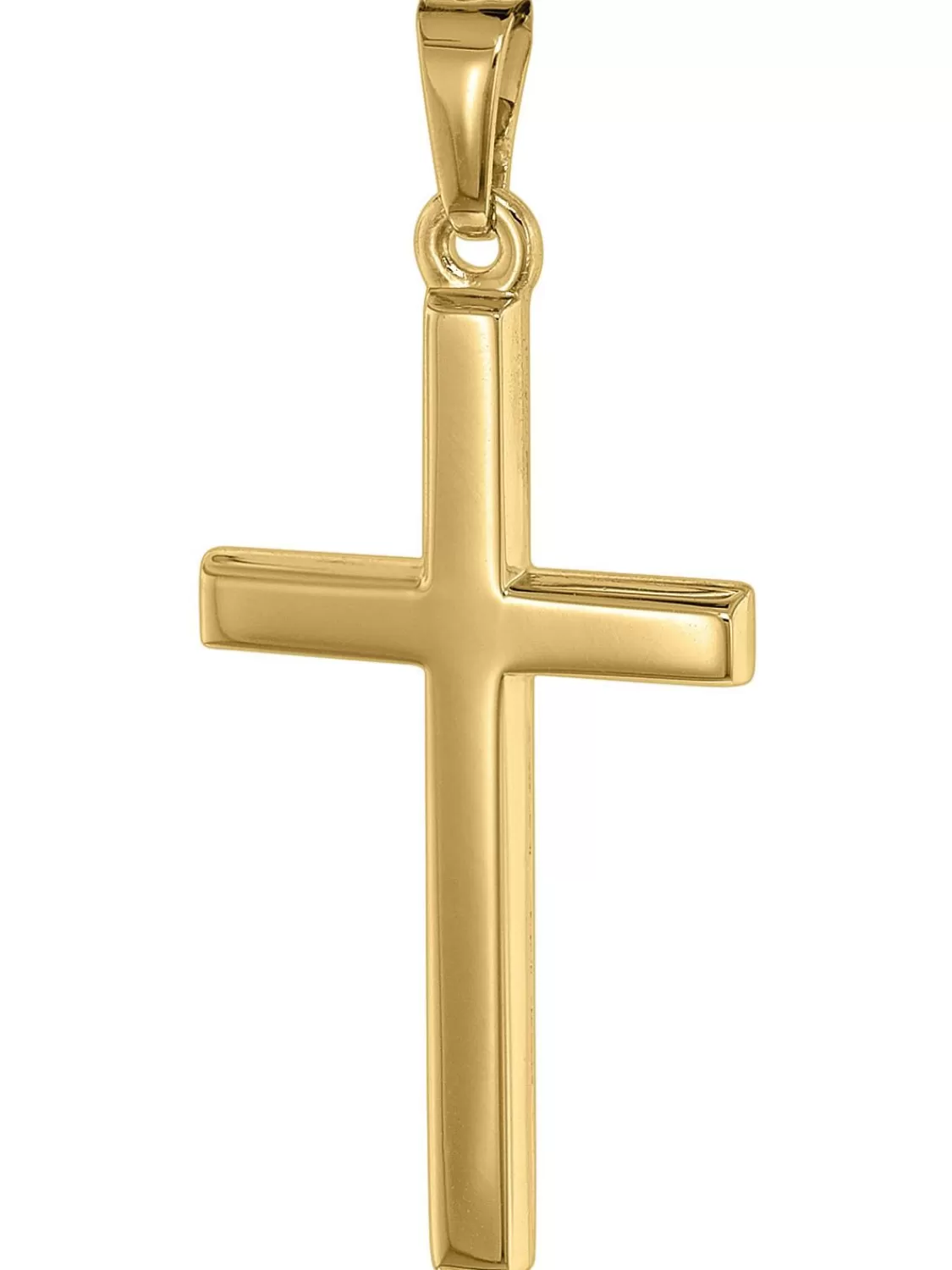 trendor Kreuz-Anhanger Fur Herren 25 Mm Gold 585 / 14K | Herrenschmuck