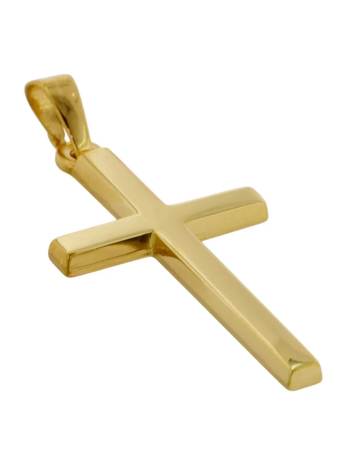 trendor Kreuz-Anhanger Fur Herren 25 Mm Gold 585 / 14K | Herrenschmuck
