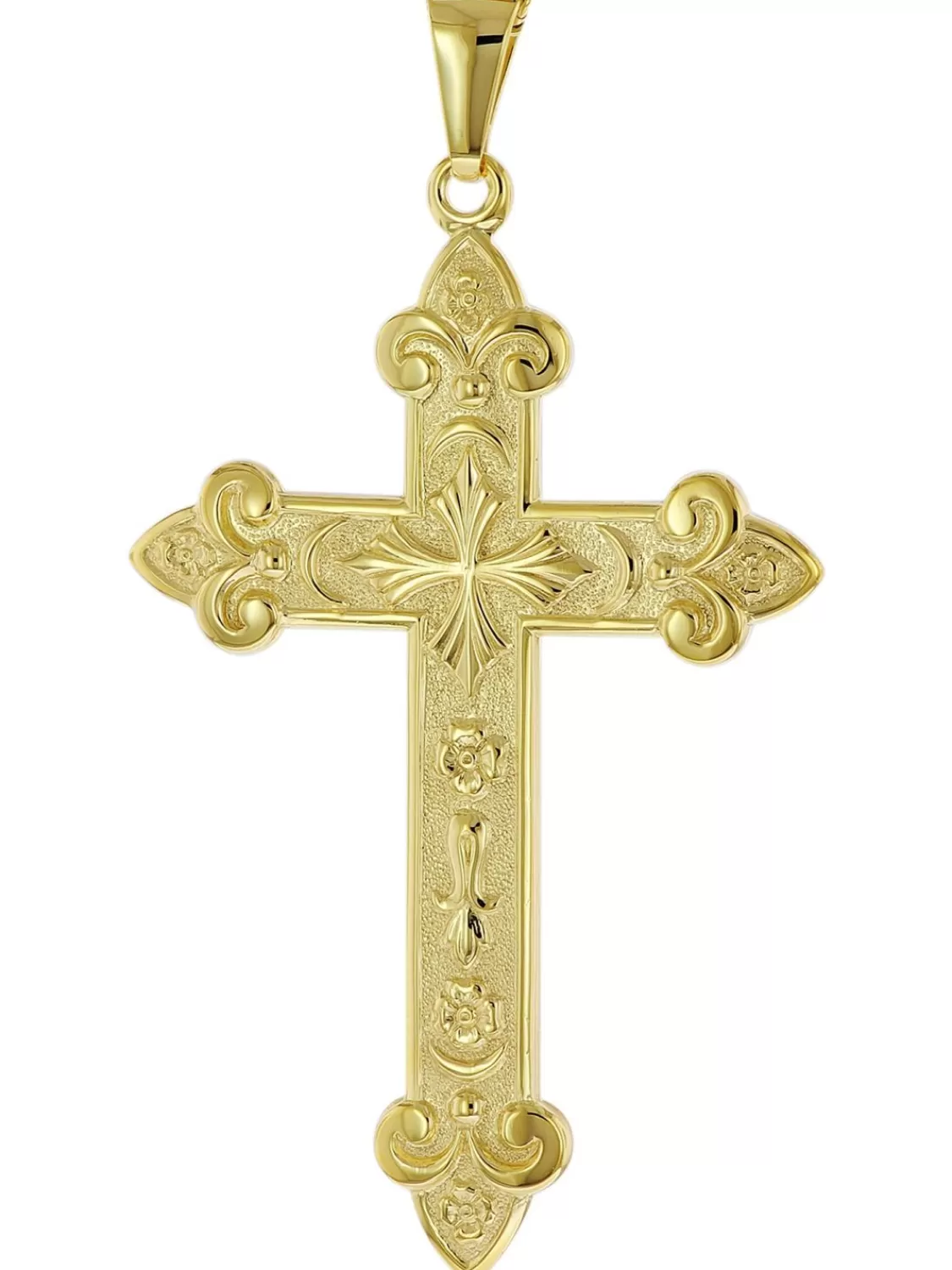 trendor Kreuz-Anhanger Gold 333 (8 Karat) 50 X 33 Mm | Herrenschmuck