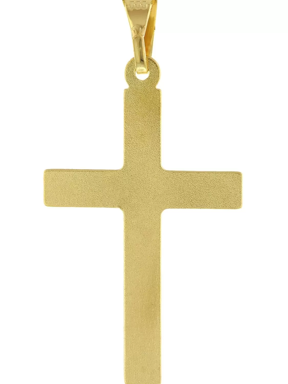 trendor Kreuz-Anhanger Gold 333 / 8 Karat Bicolor | Herrenschmuck