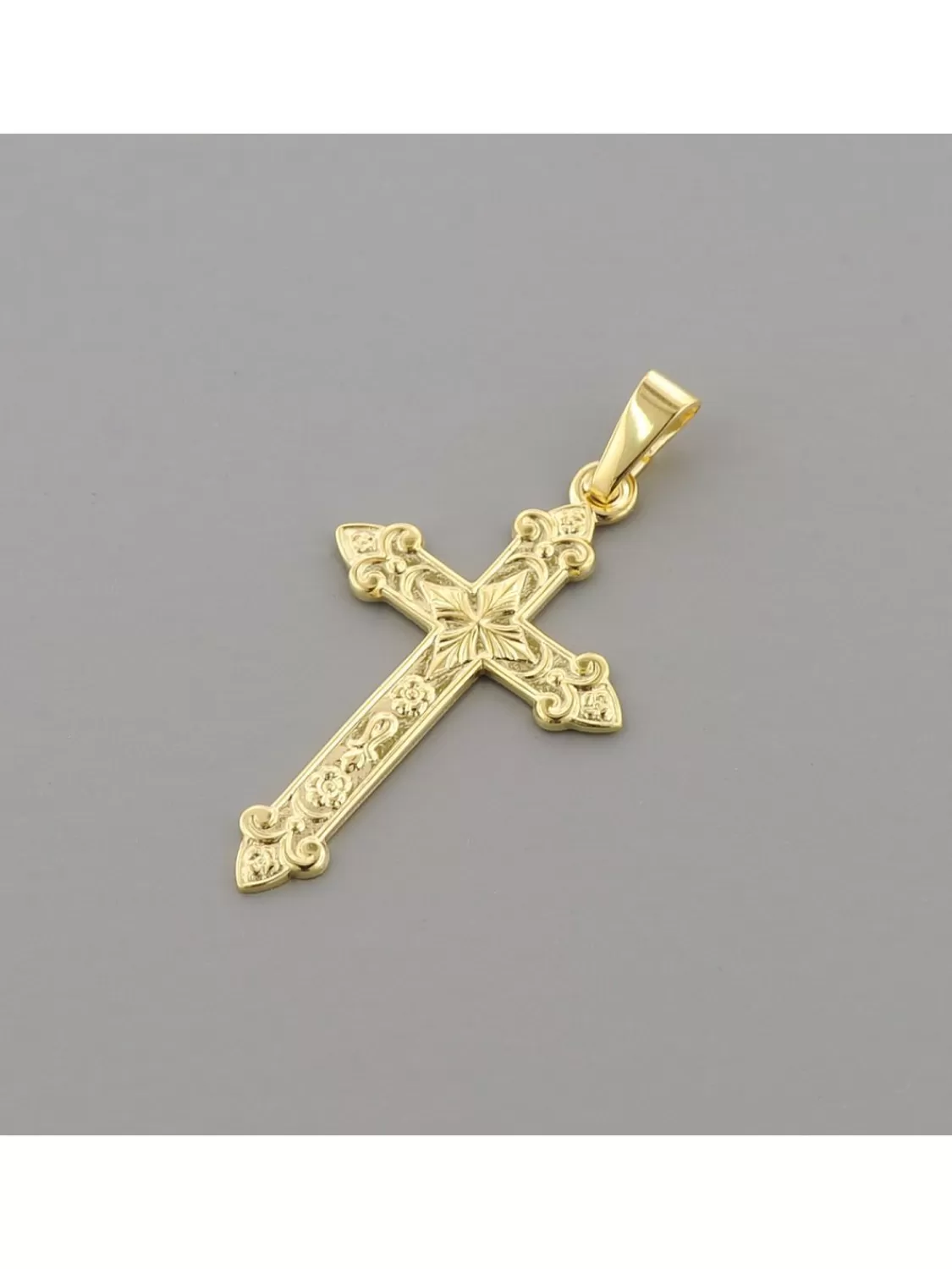 trendor Kreuz-Anhanger Gold 585 (14 Karat) 32 X 16 Mm | Herrenschmuck