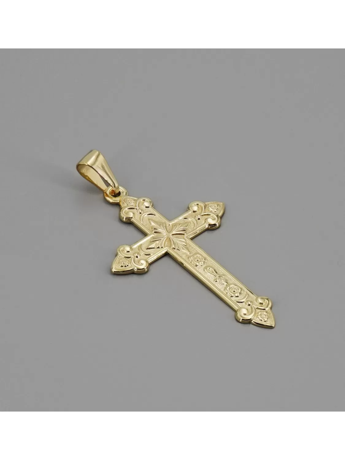 trendor Kreuz-Anhanger Gold 585 (14 Karat) 40 X 27 Mm | Herrenschmuck