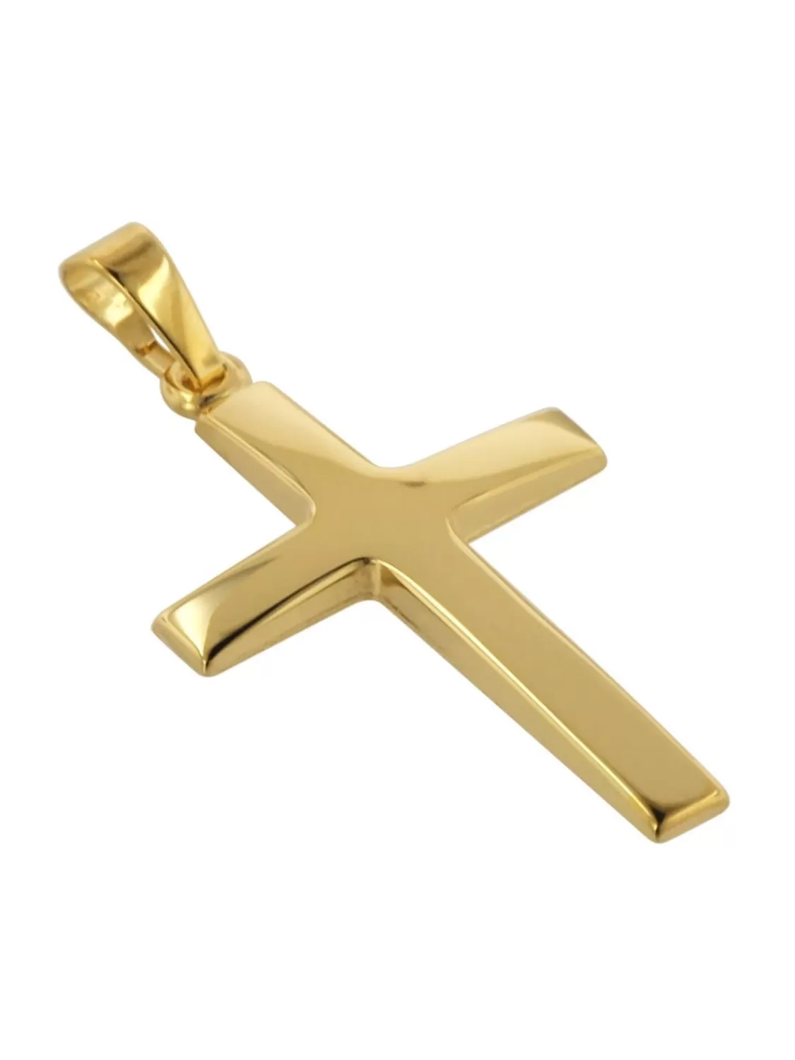 trendor Kreuz-Anhanger Gold 750 (18 Karat) 32 X 17 Mm | Herrenschmuck