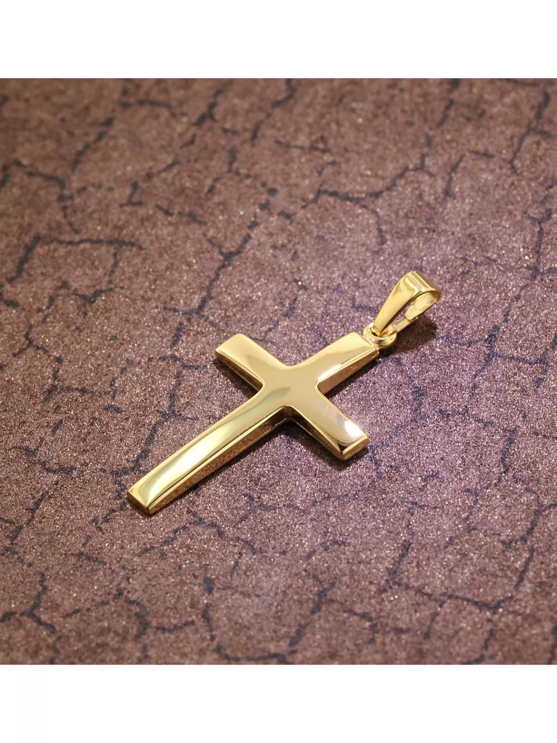 trendor Kreuz-Anhanger Gold 750 (18 Karat) 32 X 17 Mm | Herrenschmuck