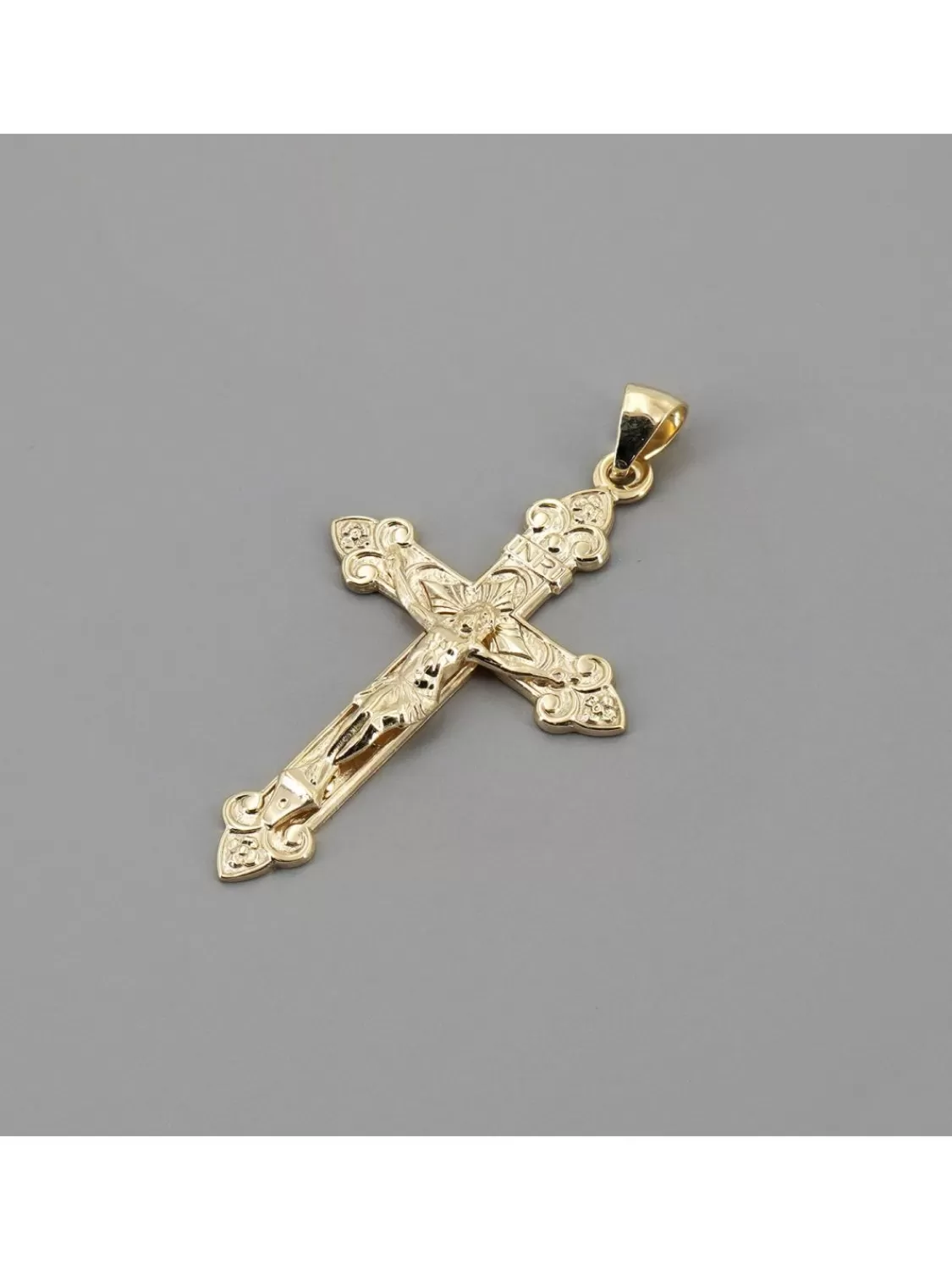 trendor Kreuz-Anhanger Mit Korpus Gold 585 (14 Karat) 40 X 27 Mm | Herrenschmuck