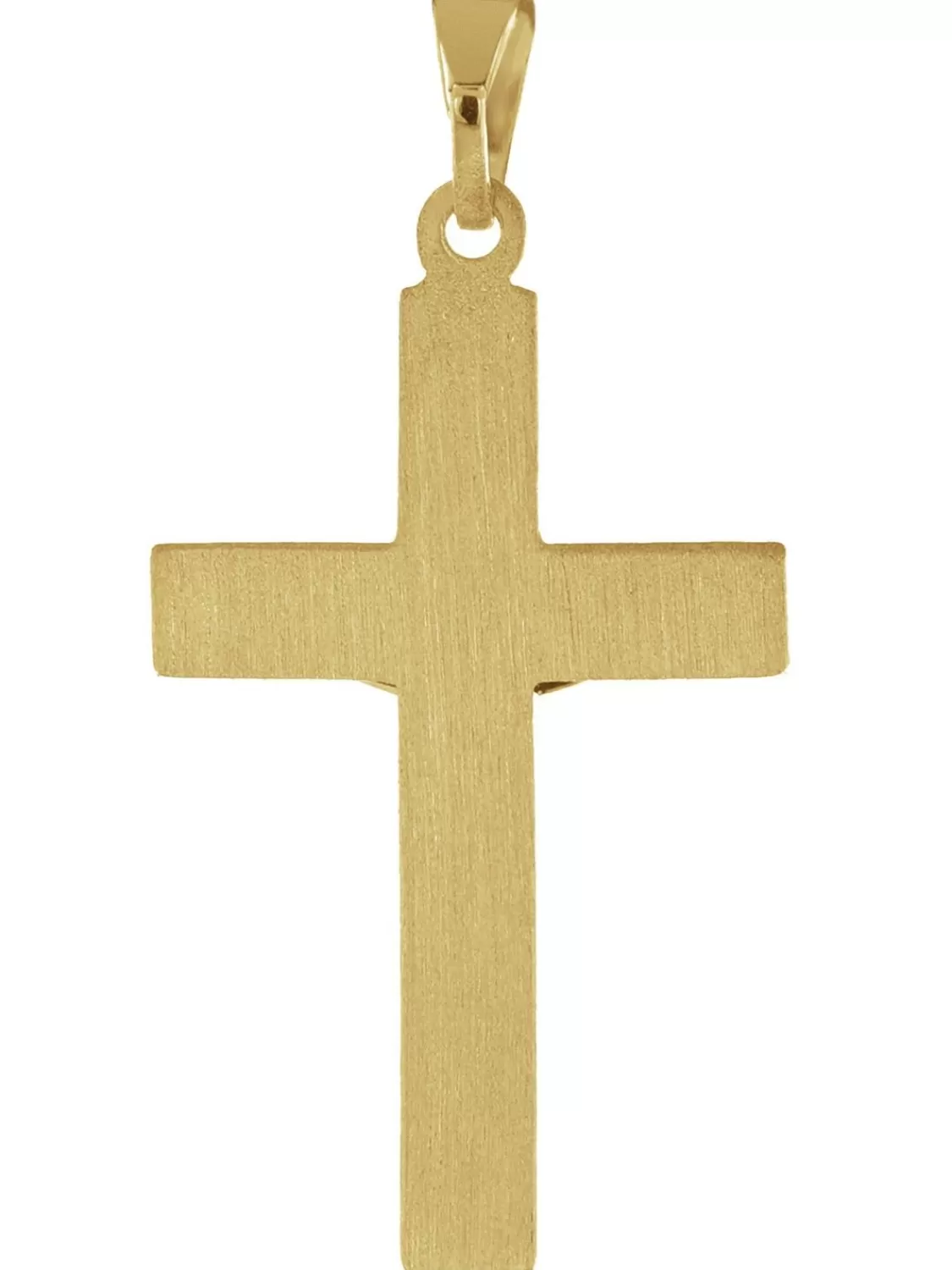 trendor Kruzifix 14 Karat Gold 585 Mit Goldplattierter Silberkette | Herrenschmuck