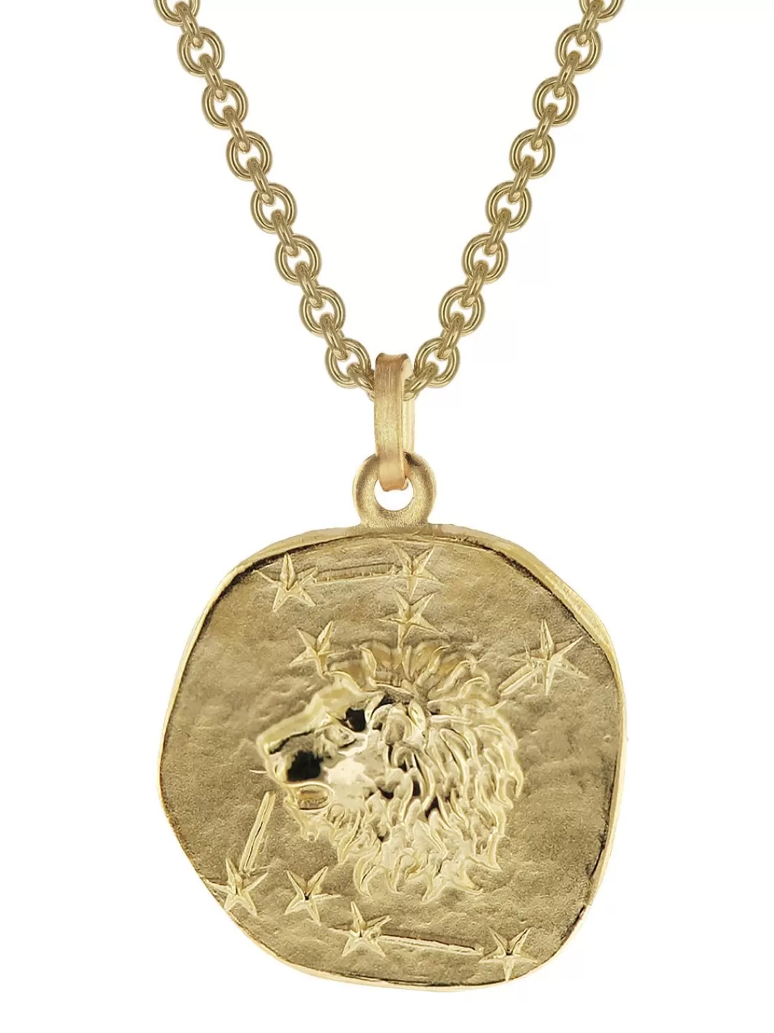 trendor Lowe Sternzeichen O 20 Mm Herren-Halskette Gold Auf Silber | Herrenschmuck