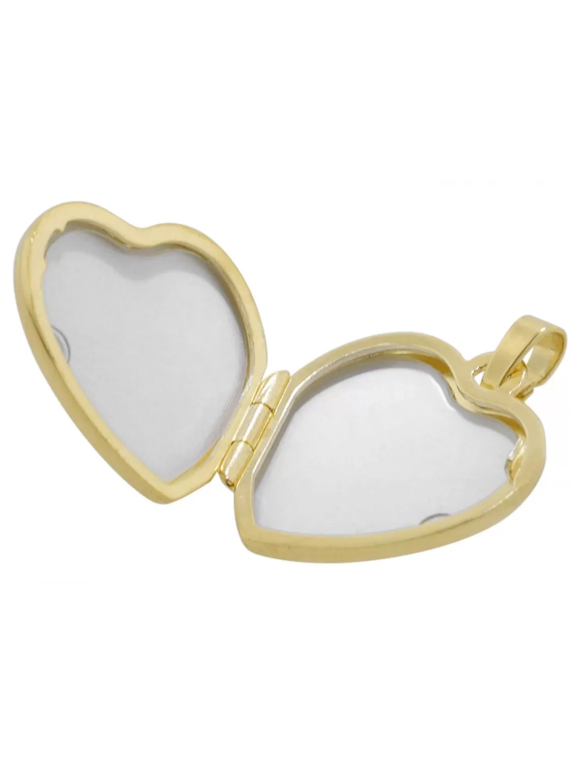 trendor Medaillon Herz Gold 333 / 8K Mit Vergoldeter Damen-Halskette | Damenschmuck