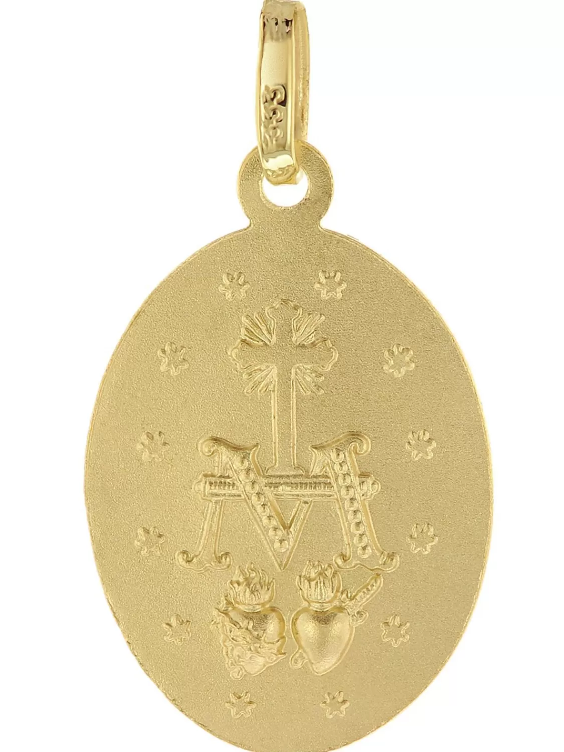 trendor Milagrosa Anhanger Gold 333 (8 Kt) Mit Vergoldeter Silberkette | Damenschmuck