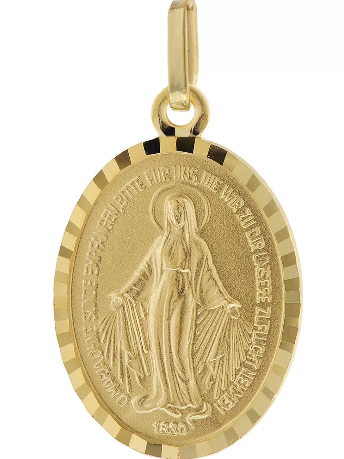 trendor Milagrosa Anhanger Gold 585 (14 Kt) Madonna Medaille | Damenschmuck