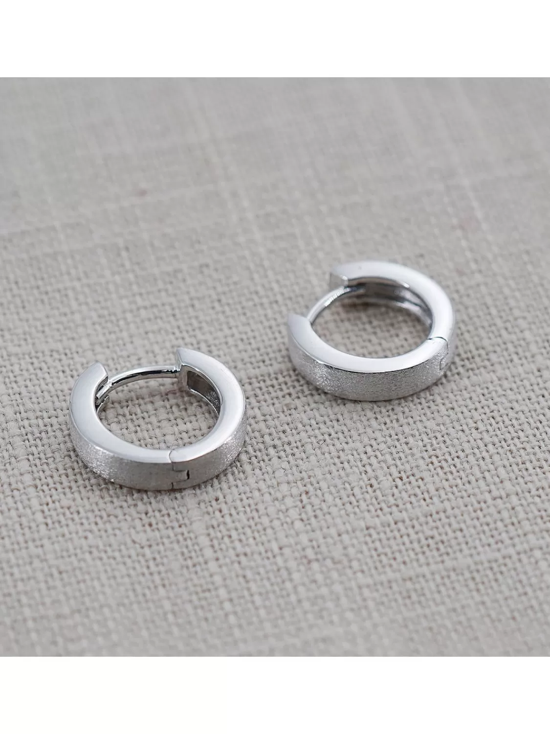 trendor Ohrringe Fur Damen Und Herren 925 Silber Creolen O 13 Mm | Herrenschmuck