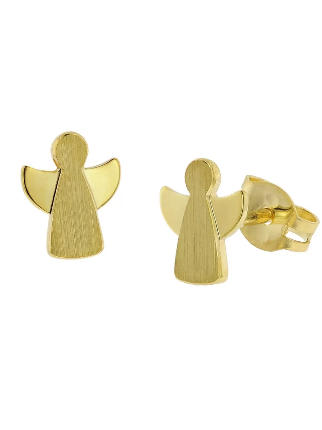 trendor Ohrringe Fur Madchen 333 (8 Kt) Gold Engel Ohrstecker | Kinderschmuck