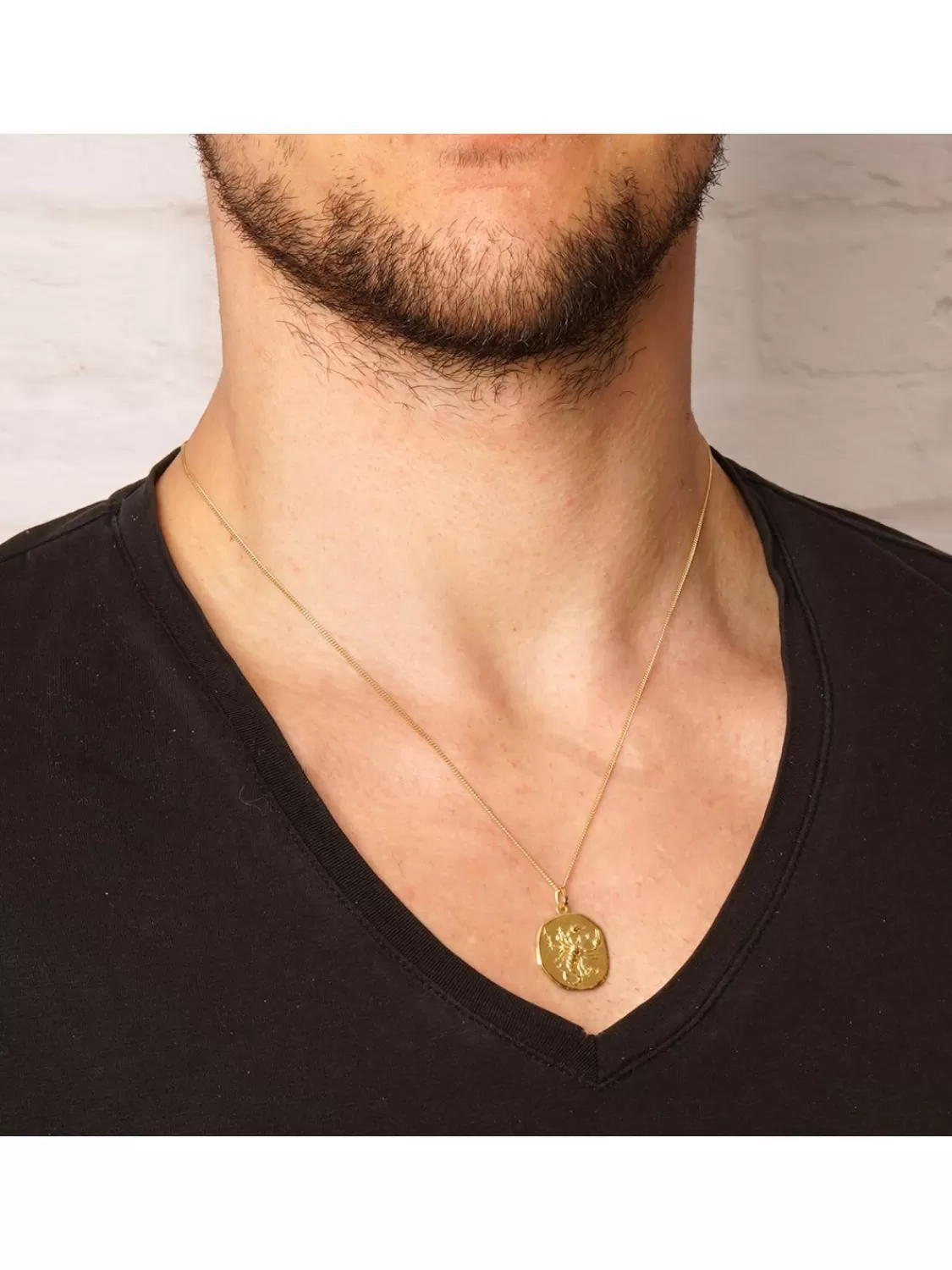 trendor Skorpion Sternzeichen O 20 Mm Mit 333/8K Goldkette Fur Herren | Herrenschmuck