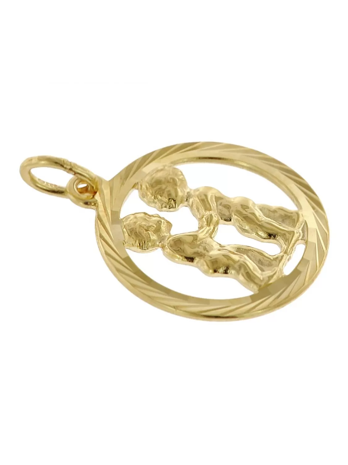 trendor Sternzeichen Zwilling 333 Gold Anhanger O 16 Mm | Herrenschmuck