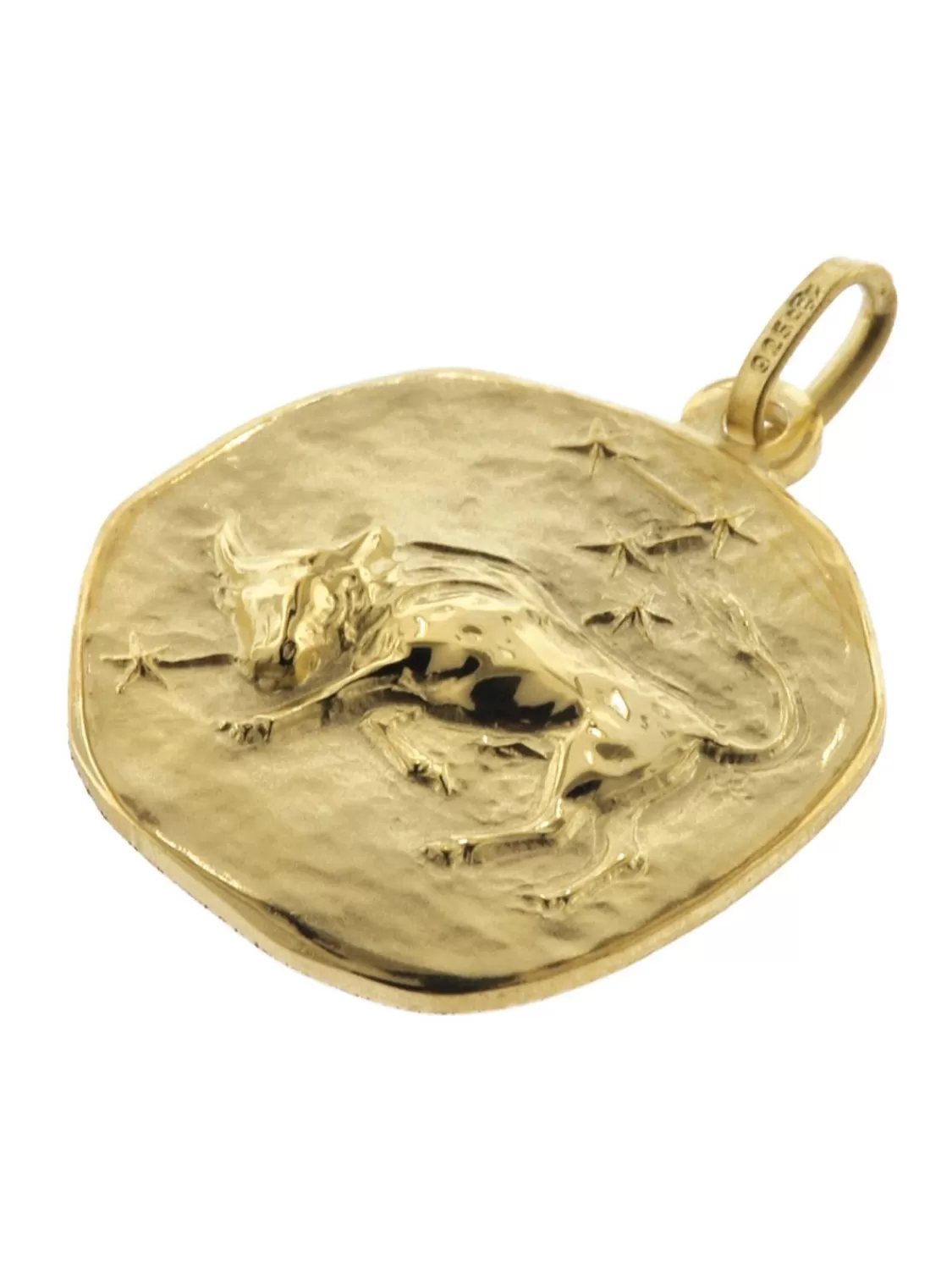 trendor Stier Sternzeichen O 20 Mm Herren-Halskette Gold Auf Silber | Herrenschmuck