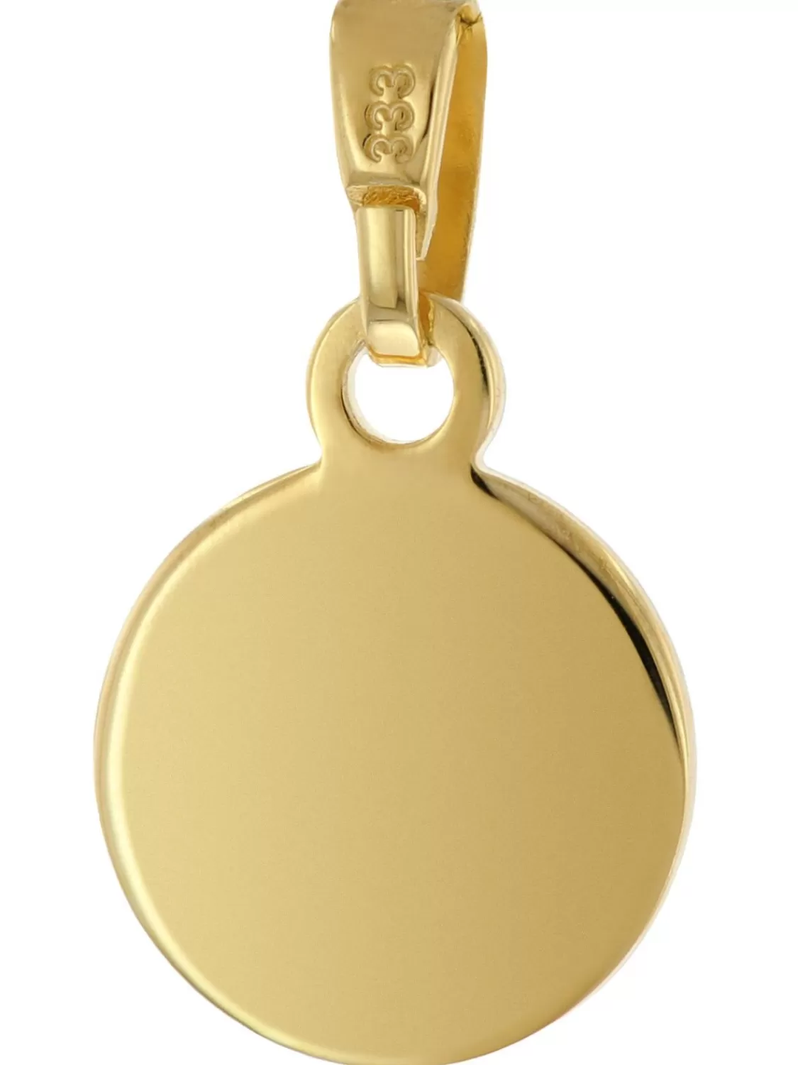 trendor Taufgeschenk Fur Kinder Engel 333/8K An Vergoldeter Silberkette | Kinderschmuck