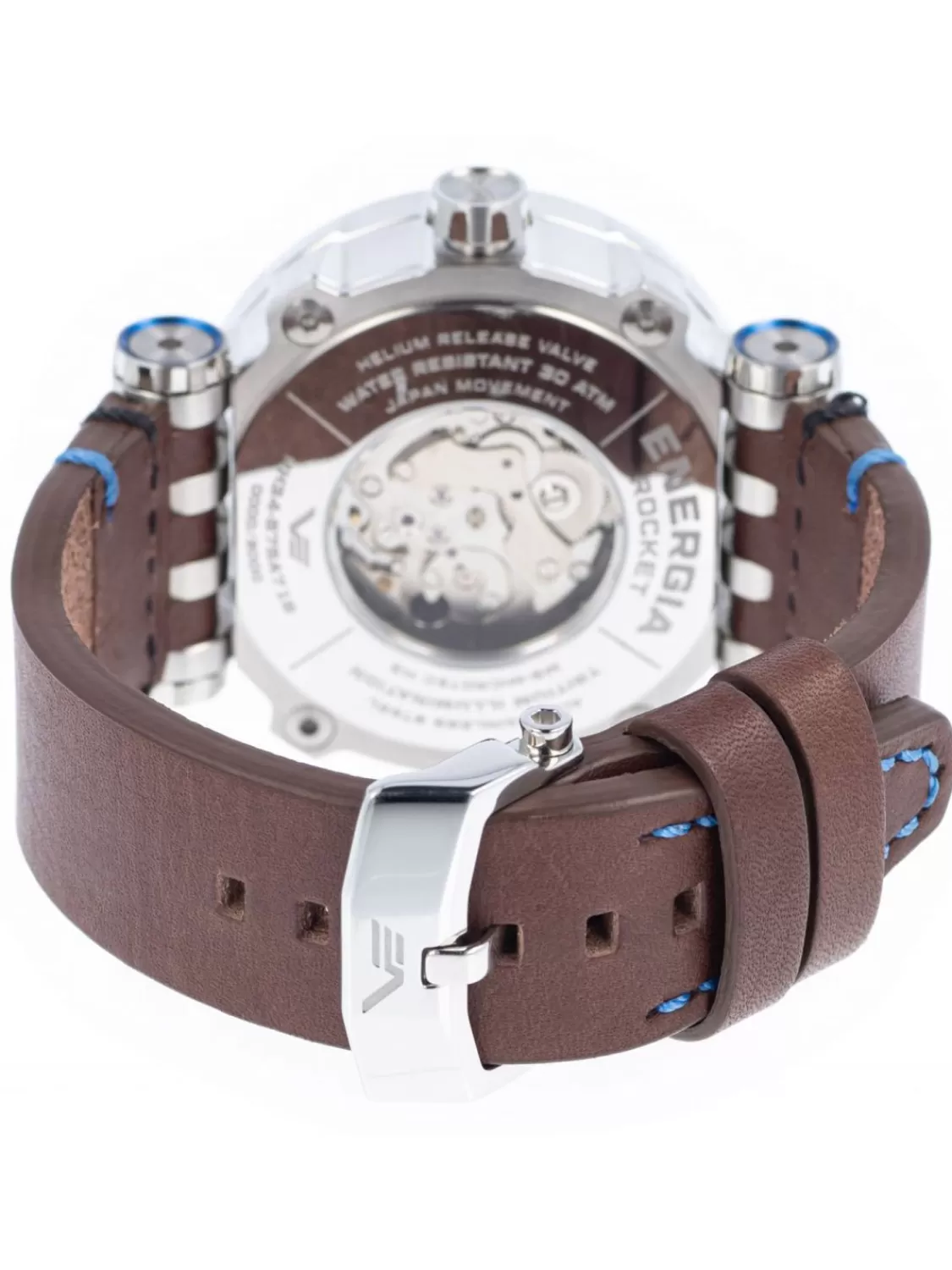Vostok Europe Herrenuhr Automatik Gmt Energia Rocket Blau 2 Bander | Herrenuhren