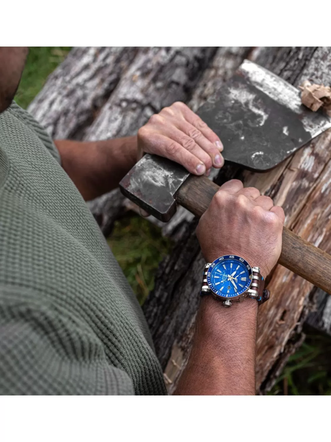 Vostok Europe Herrenuhr Automatik Gmt Energia Rocket Blau 2 Bander | Herrenuhren